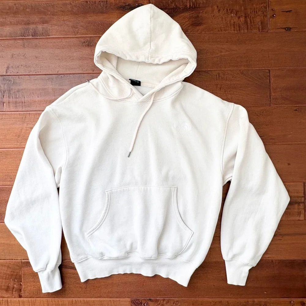 The North Face Mens Evolution Box Never‎ Stop Exploring Hoodie Size S White